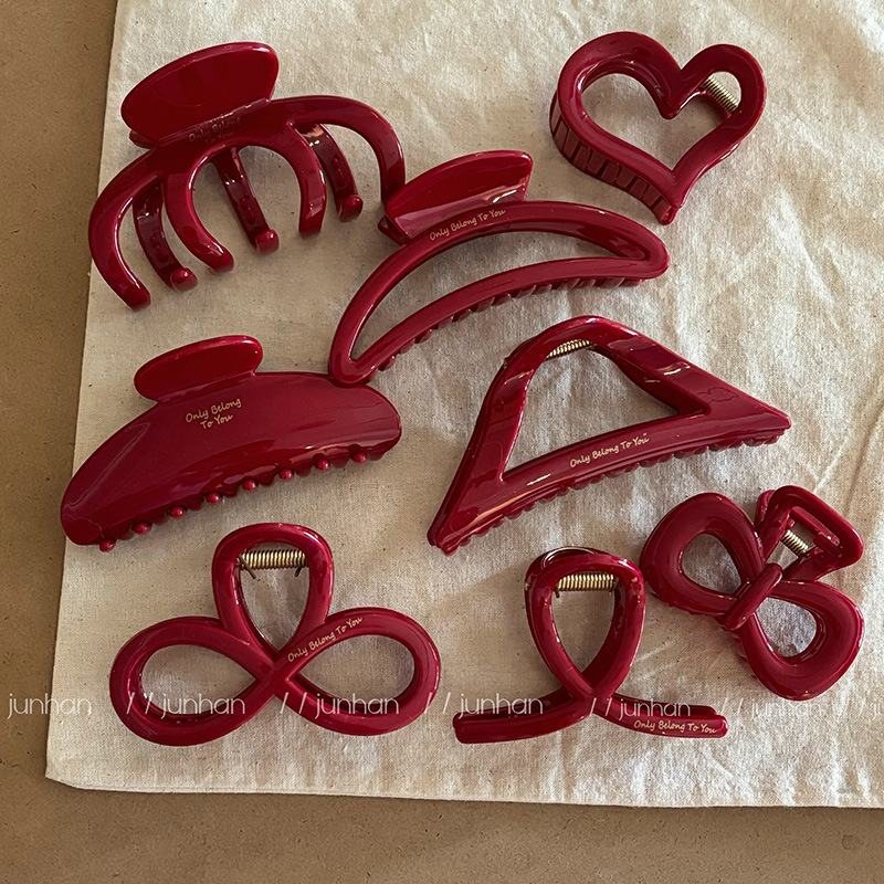 Women'S Fashion Labels - French Red Collection! Large Grip Letters