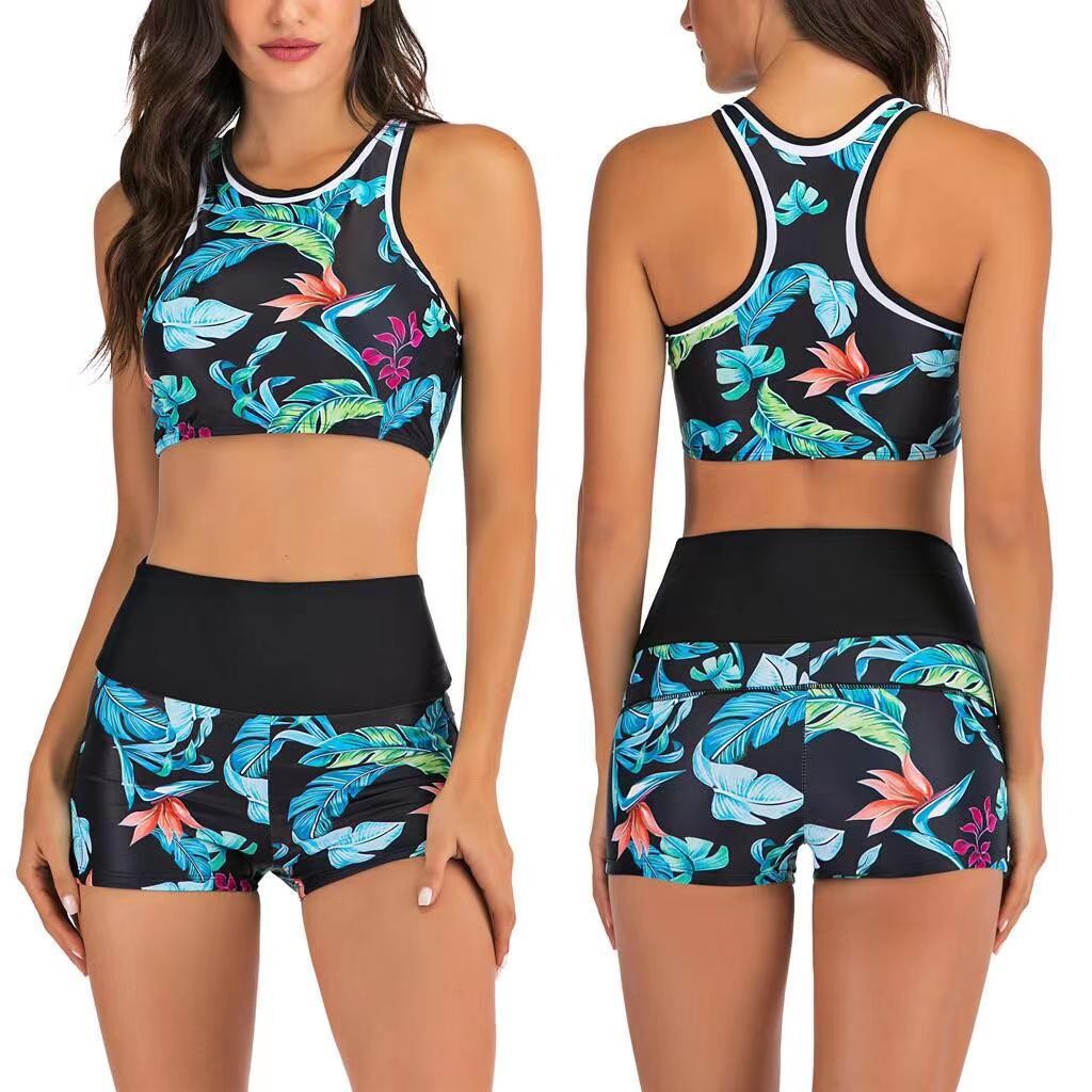 Crop Top Women - Y2K Bikini Woman Tankini With Shorts