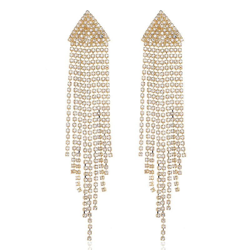 Women'S Fashion E Commerce - New claw chain fringed earrings, European