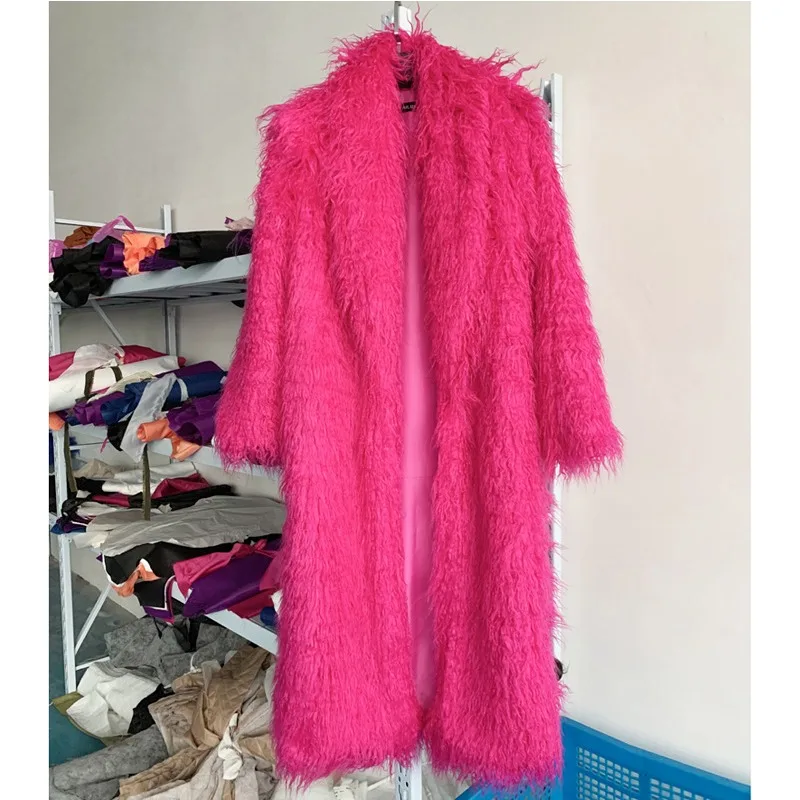 Women Fashion Over 50 - New Trendy Women's Imitation Fur Coat