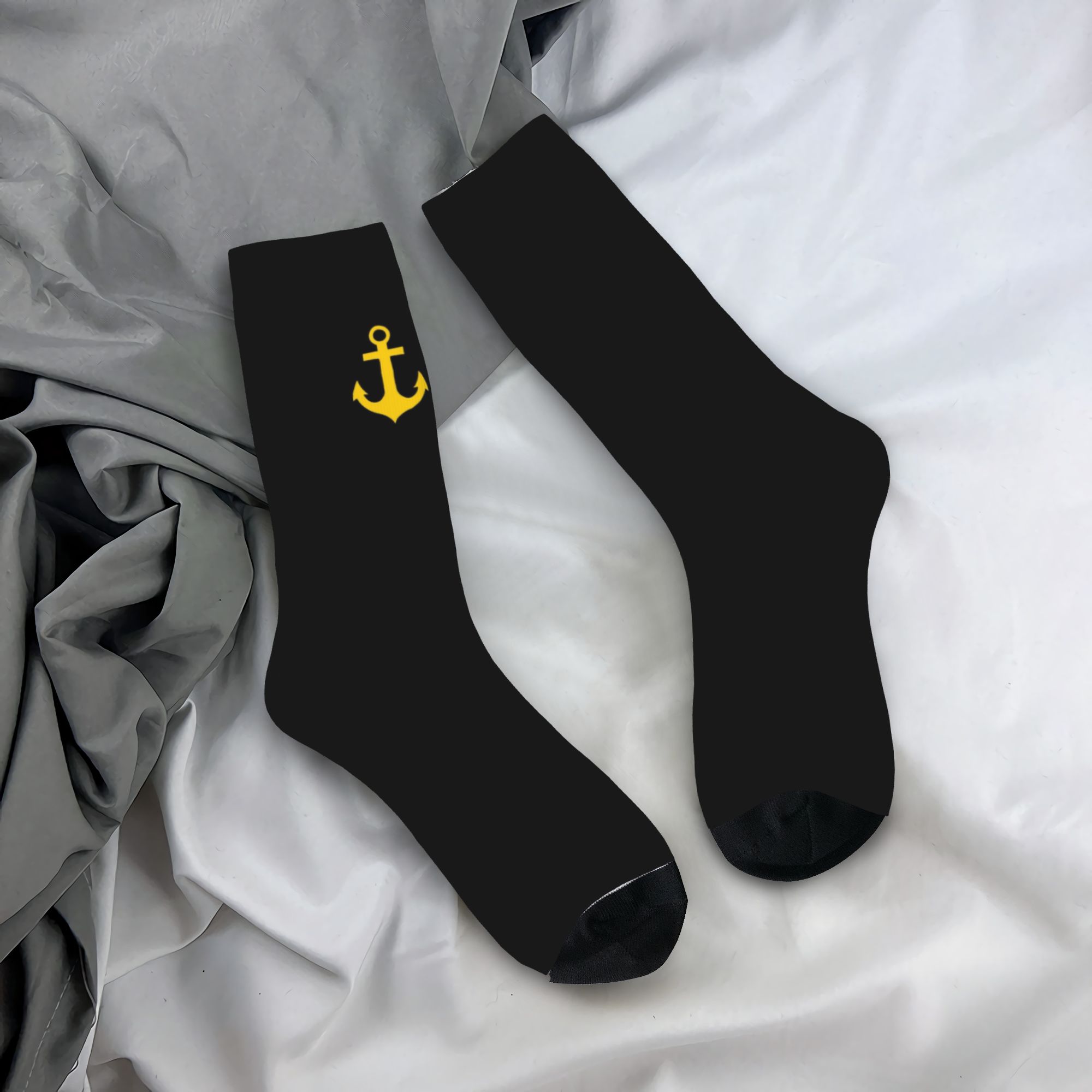 Women Fashion Logo - Custom Gold Anchor Logo Men Women