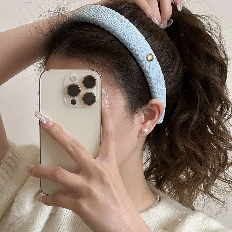 Women'S Fashion Labels - Korean Style Sponge Headband for Women