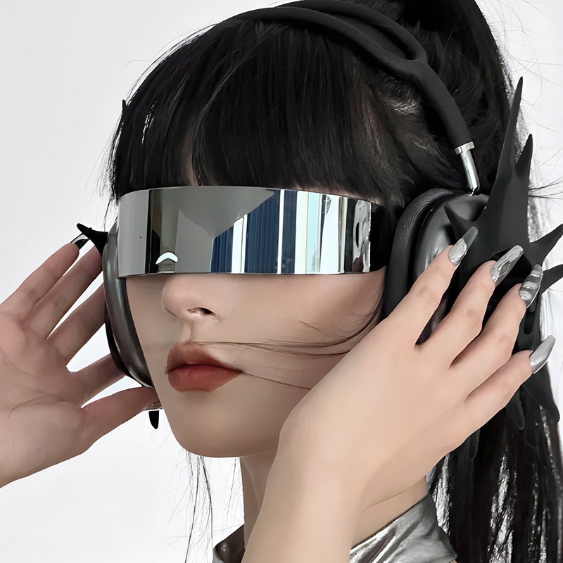 Y2K Futuristic Narrow Cyclops  - Women'S Fashion Visor review and price