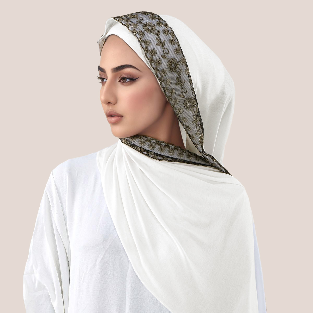 Lace Embroidery Cotton Jersey  - Women'S Fashion Headbands review and price
