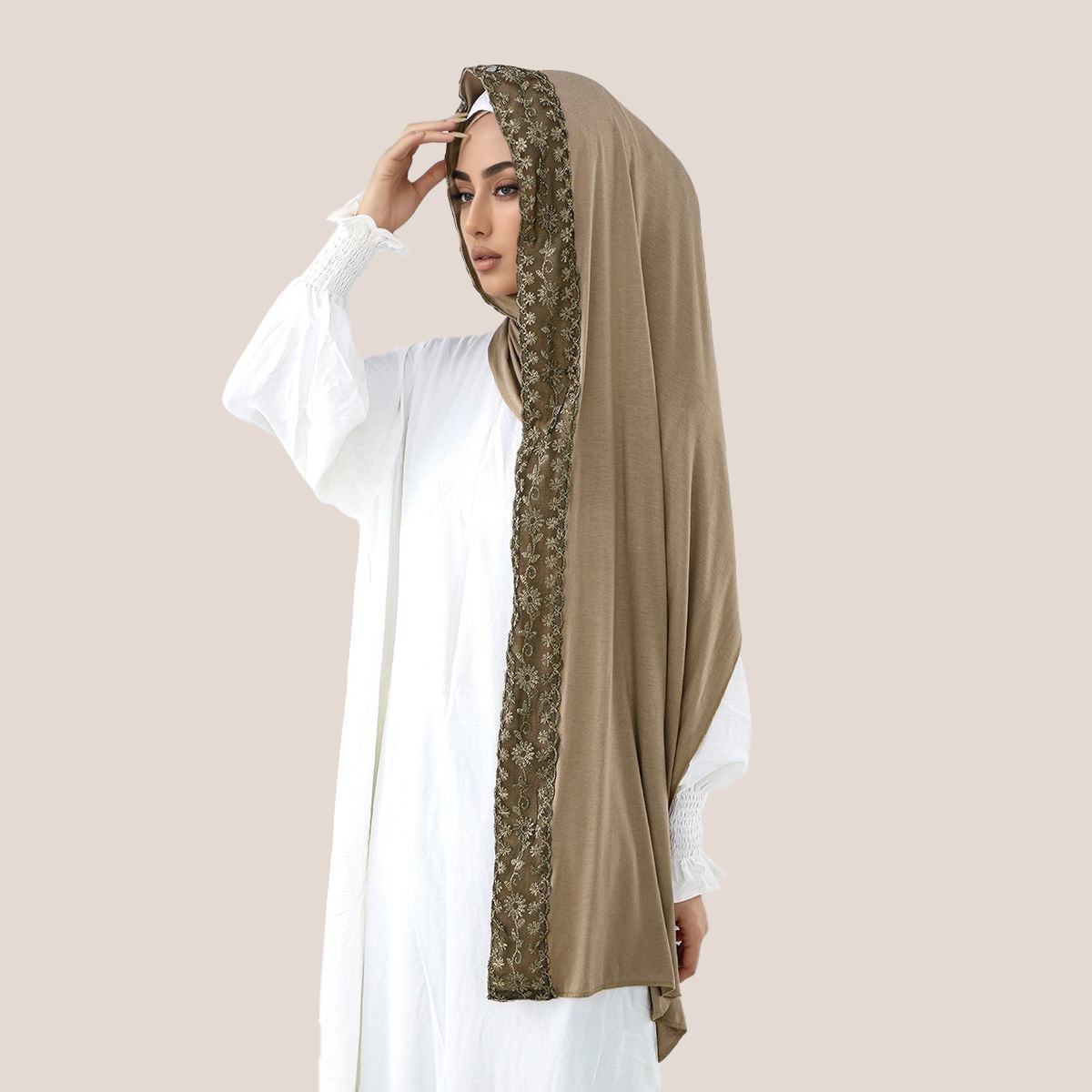 Lace Embroidery Cotton Jersey  - Women'S Fashion Headbands review and price