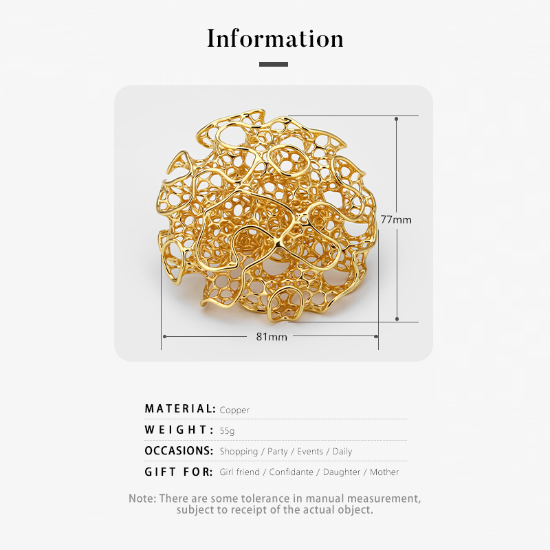 IVOG Hollow Out 18K Gold Plate - Women'S Fashion Website review and price