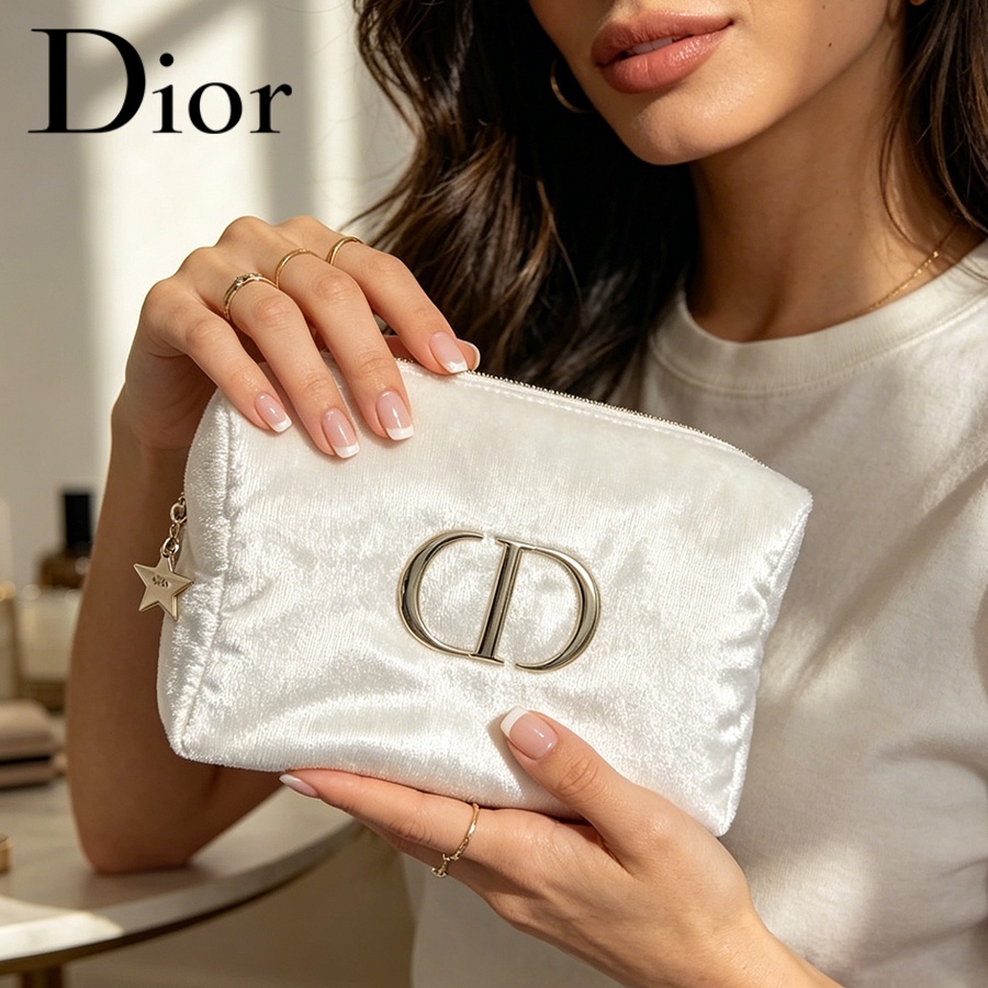 Dior’s Bag White Velvet Travel - Women Fashion Logo review and price