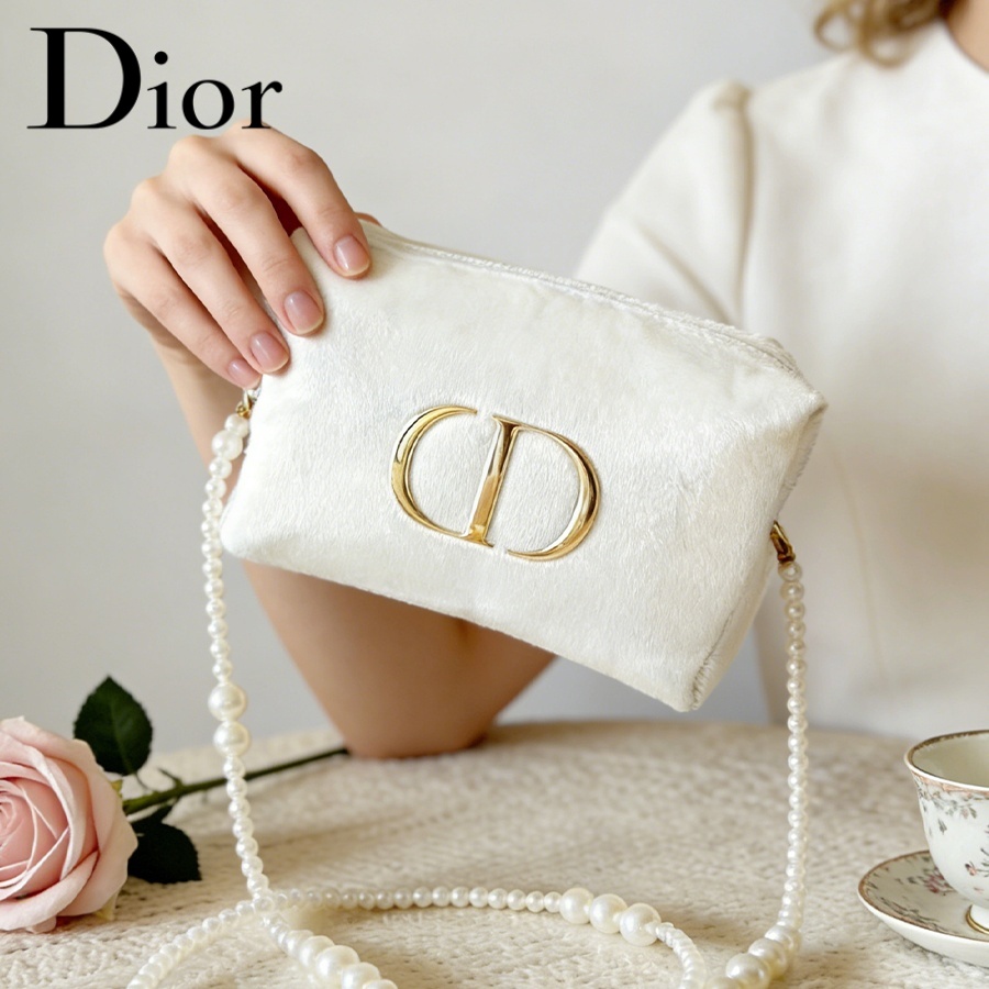 Dior’s Bag White Velvet Travel - Women Fashion Logo review and price
