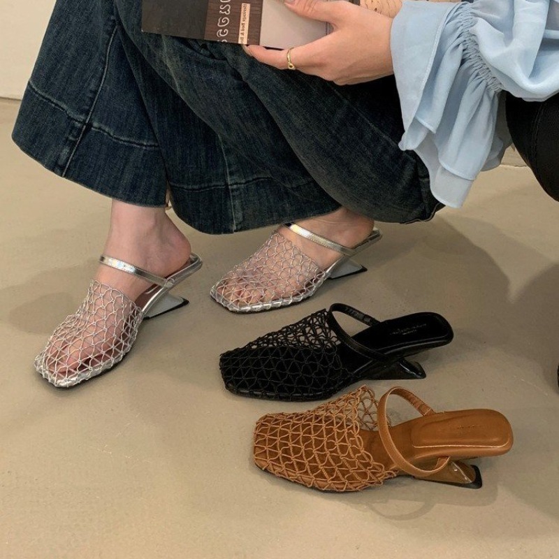 Weave Mesh Women High Heels Sa - Women'S Fashion Trends Summer 2025 review and price