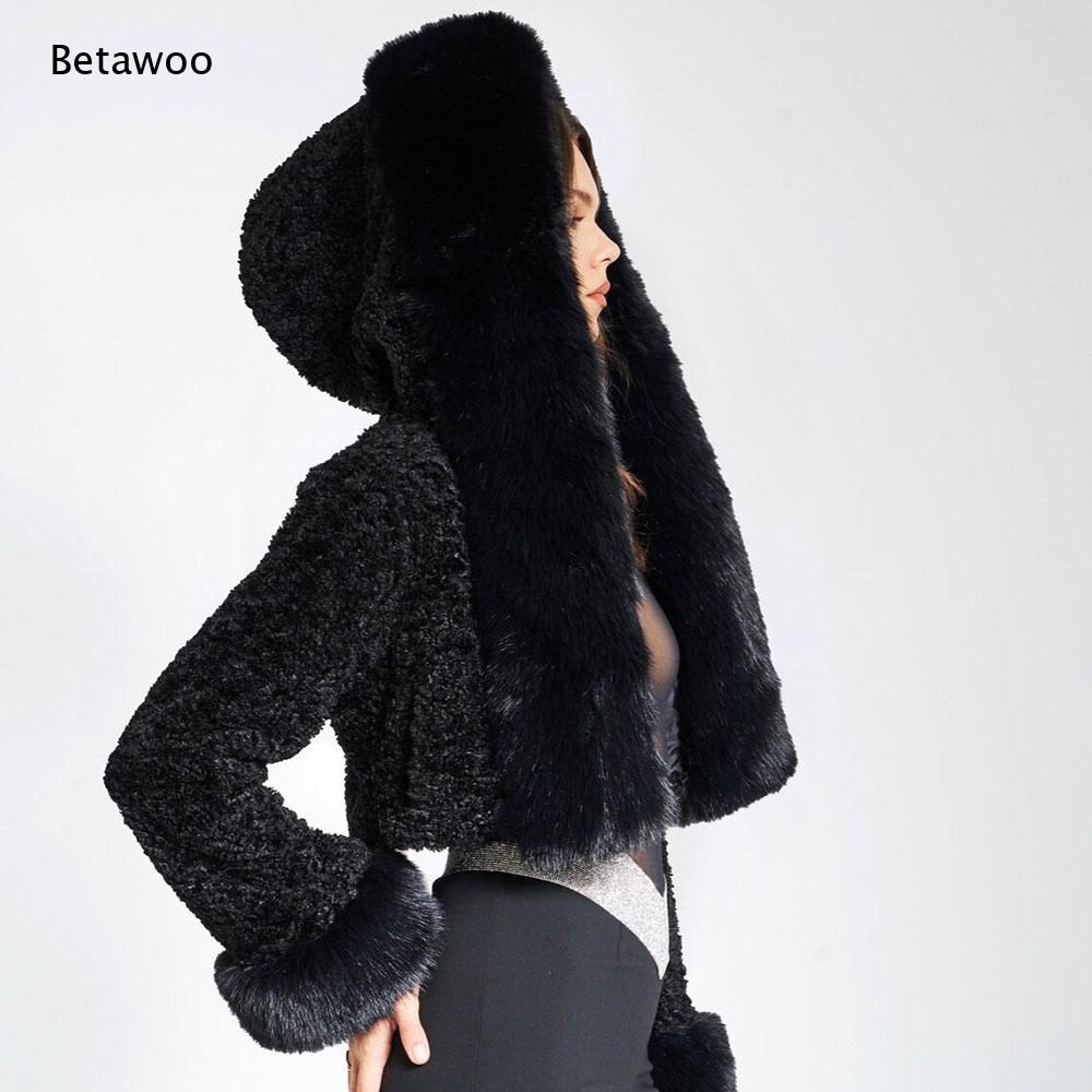 Women Faux Fur Trim Big Collar - Sherpa Coat Women review and price