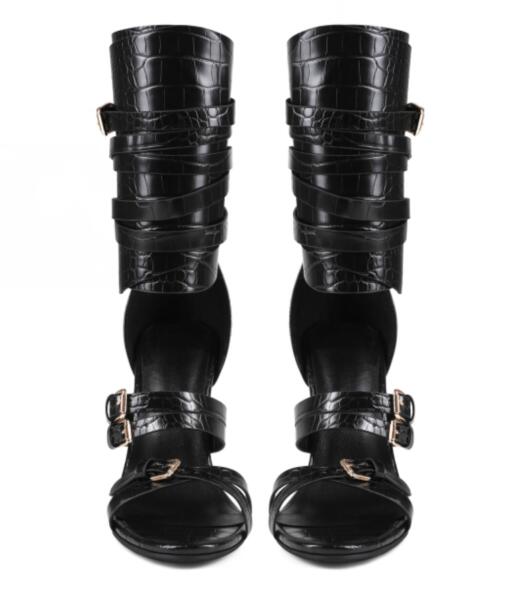 Sexy Black Leather Open Toe Cr - Women'S Fashion Belts review and price