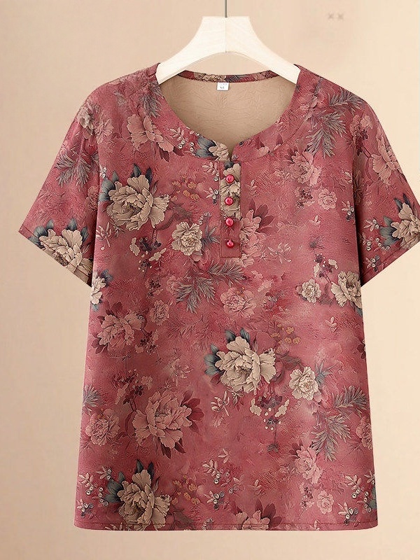 Summer Fashion round Neck Shor - Women Fashion Over 60 review and price