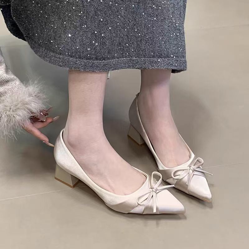 Retro Mid-length Single Shoes  - Women'S Fashion Belts review and price