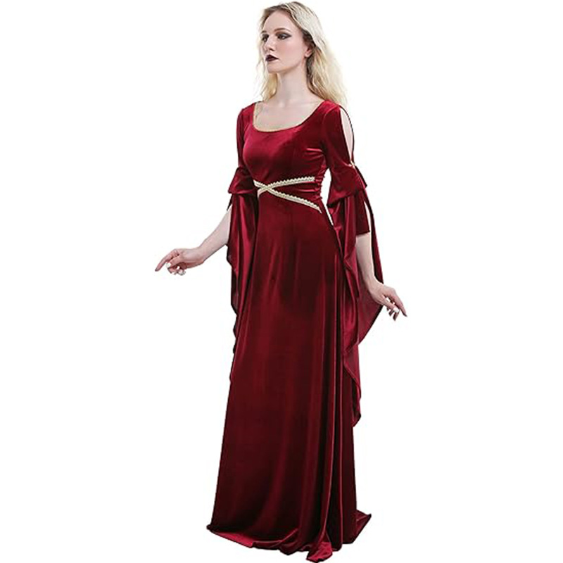 Women Medieval Dress Red Queen - Women Fashion Reddit review and price