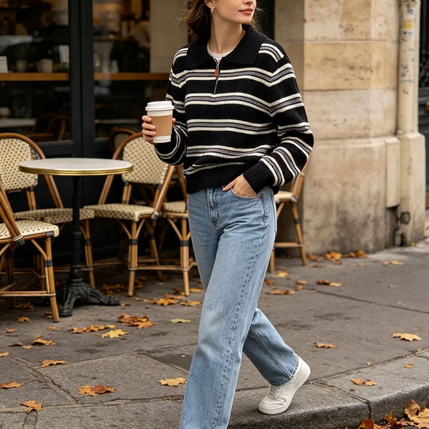 Fashionable Knitted Long Sleev - Women'S Fashion E Commerce review and price