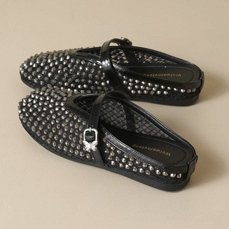Mesh Rhinestone Brand Slippers - Women'S Fashion Brands review and price