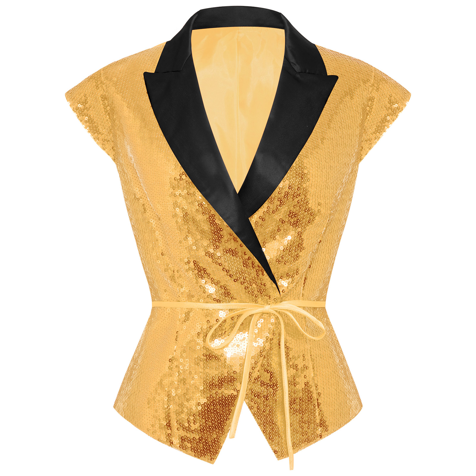 Women Sequin Vest V-neck Label - Women'S Fashion Labels review and price