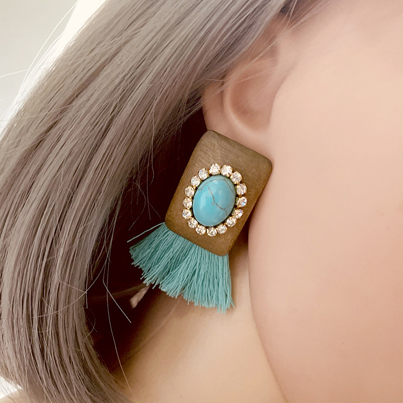 Cross-border retro wood diamon - Women'S Fashion E Commerce review and price