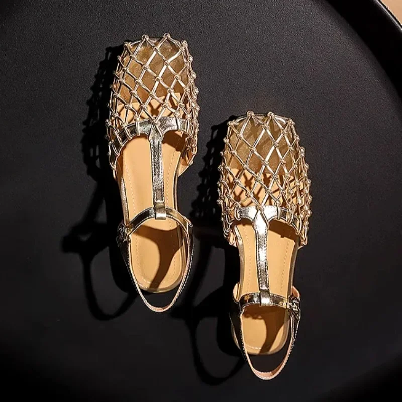 Women Weave Mesh Sandals Squar - Women'S Fashion Trends Summer 2025 review and price