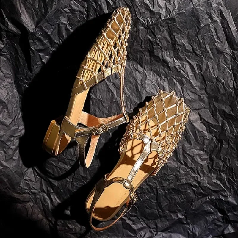 Women Weave Mesh Sandals Squar - Women'S Fashion Trends Summer 2025 review and price