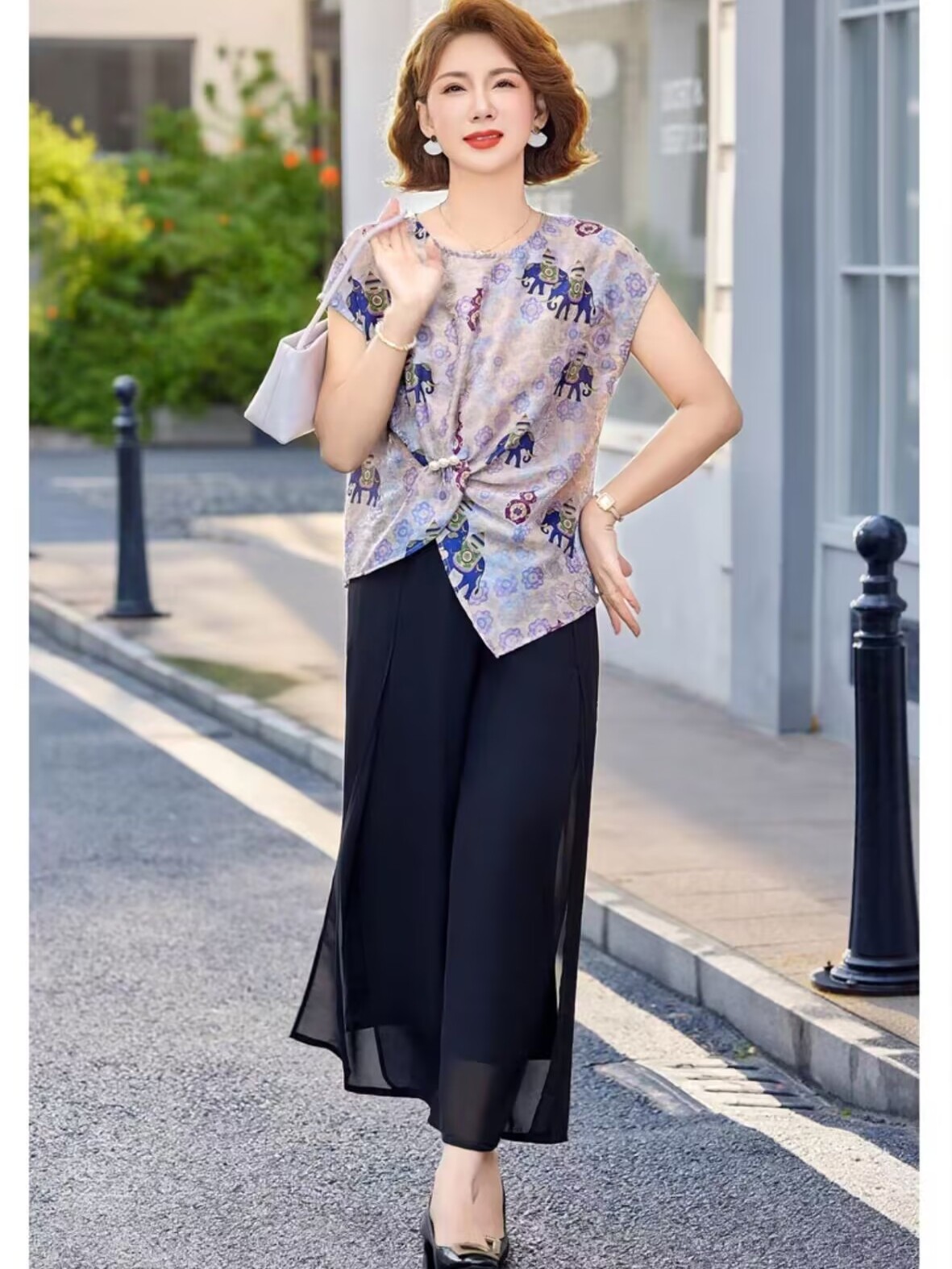 Fashionable Summer Outfit Set  - Women Fashion Over 60 review and price