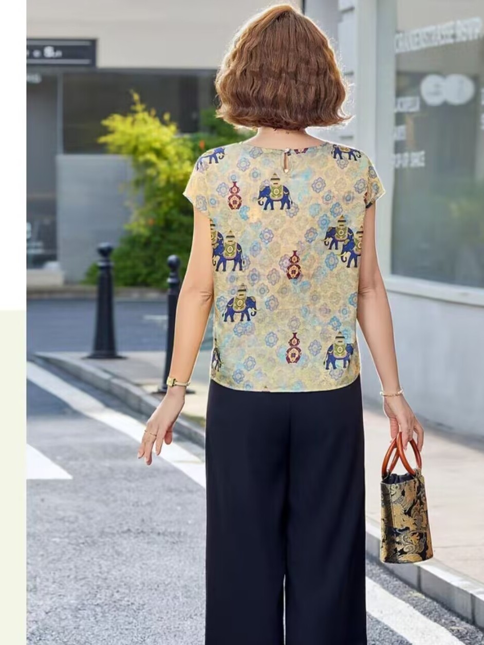 Fashionable Summer Outfit Set  - Women Fashion Over 60 review and price