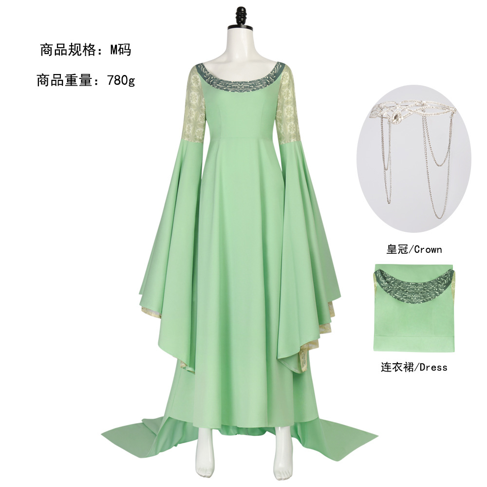 Halloween Costumes Arwen Cospl - Women Queen Fashion review and price