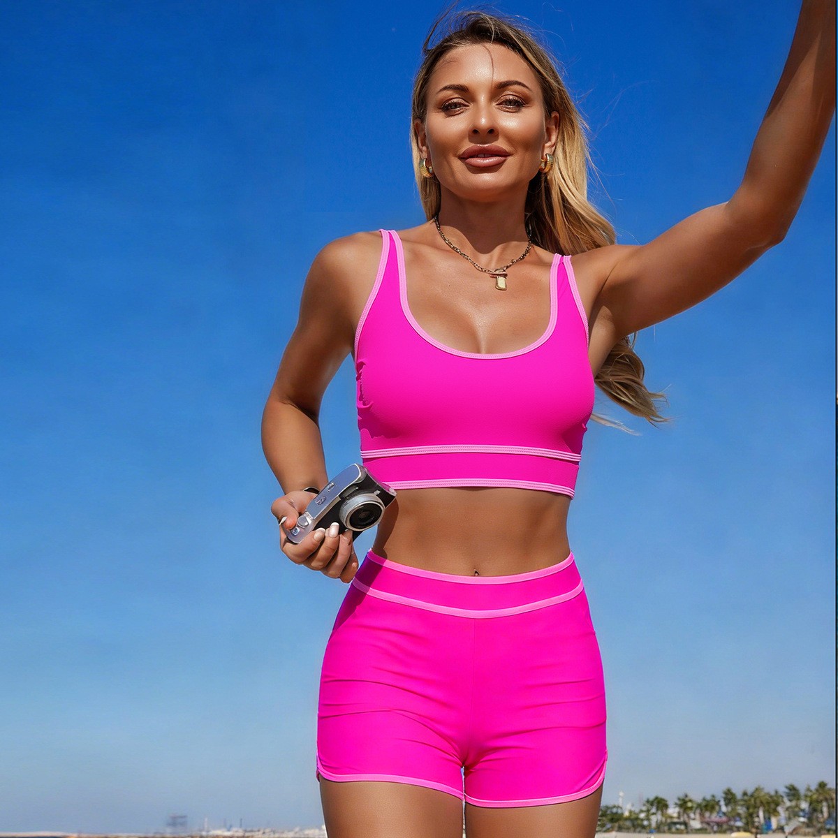 Olive Green Bikini Sleeveless  - Crop Top Women review and price