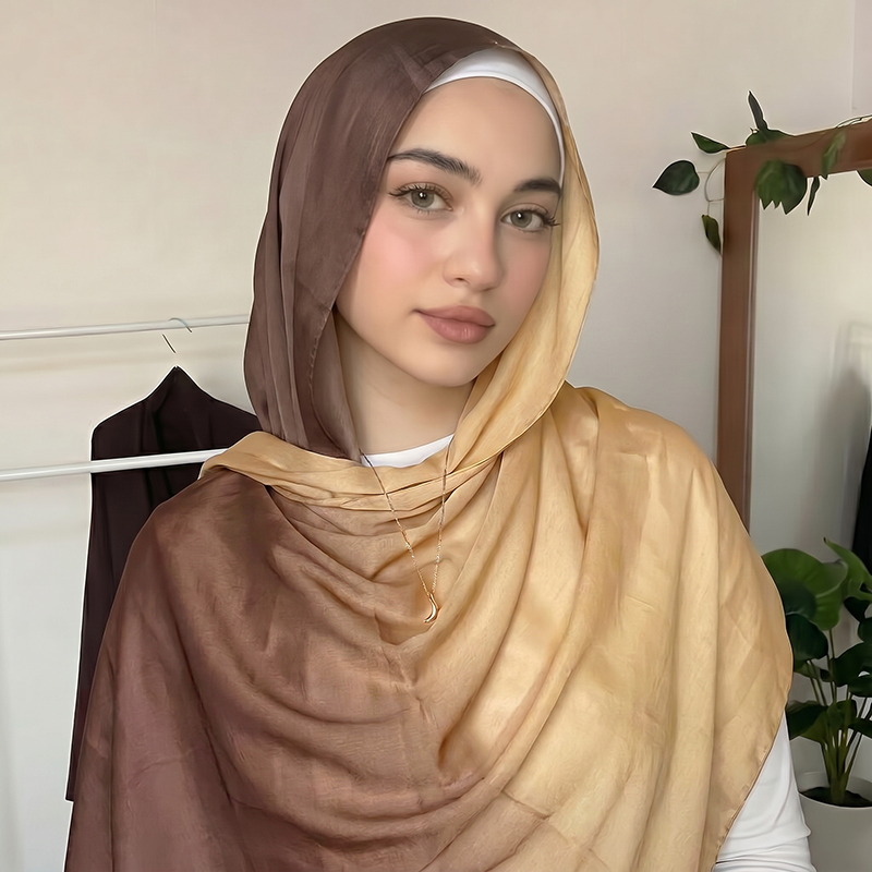 Fashion Muslim Hijab Ombre Sca - Women'S Fashion Headbands review and price