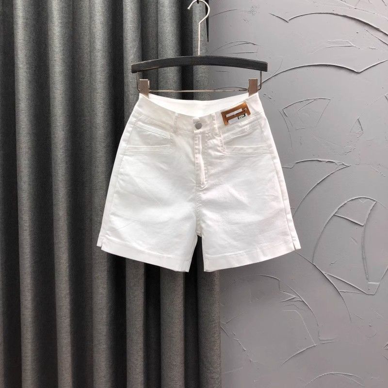 High waisted label denim short - Women'S Fashion Labels review and price