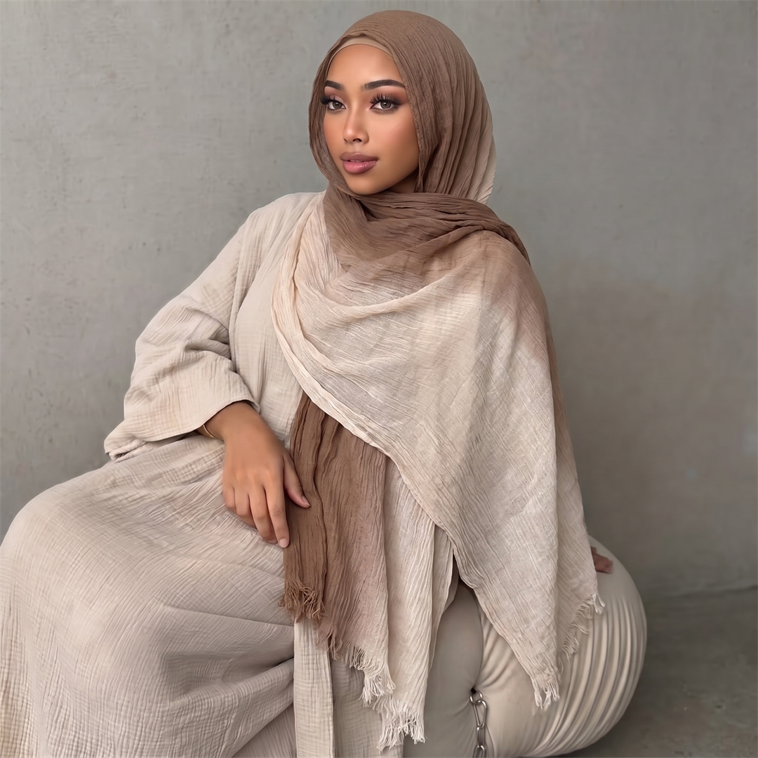 Gradient Two Tone Rayon Hijab  - Women'S Fashion Headbands review and price