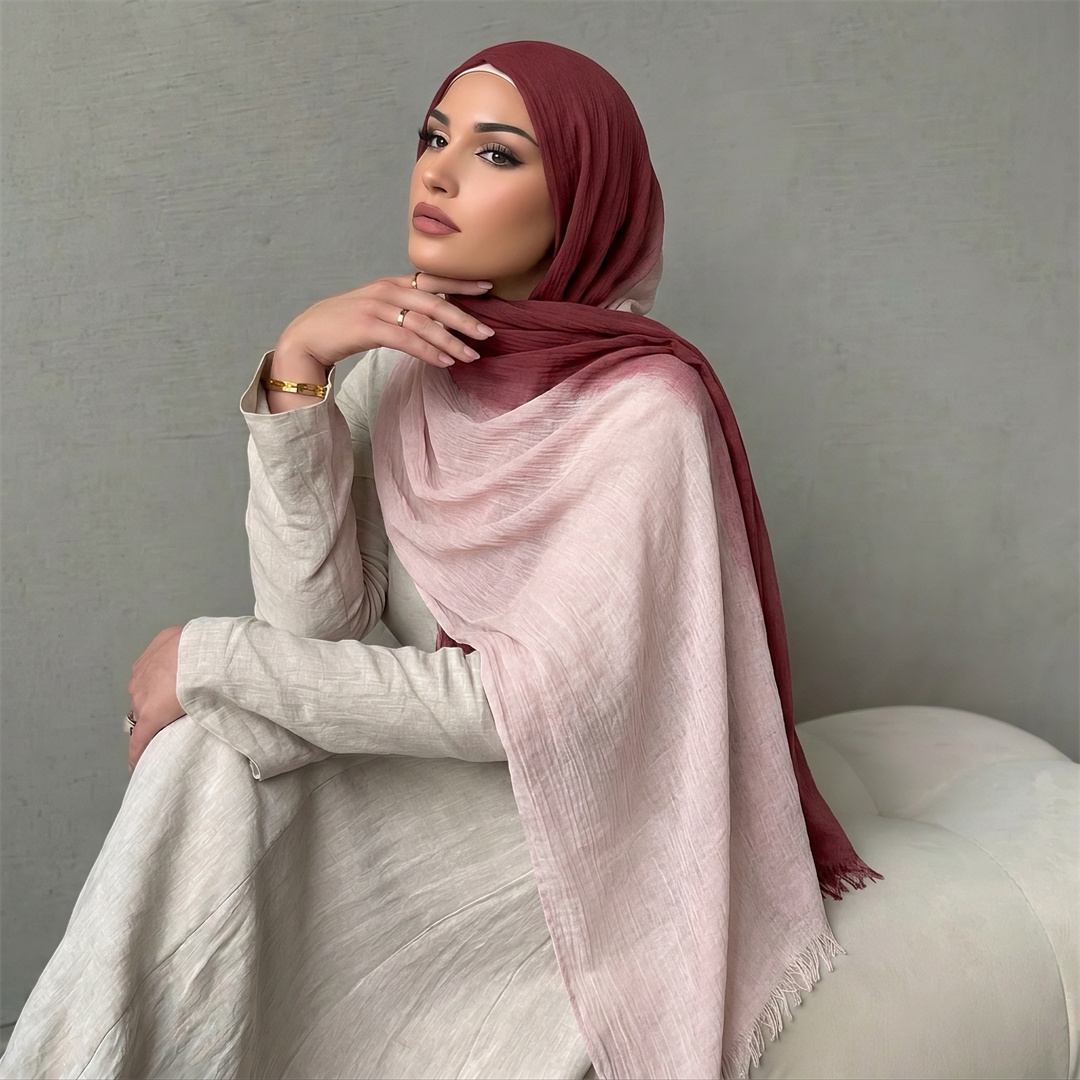 Gradient Two Tone Rayon Hijab  - Women'S Fashion Headbands review and price