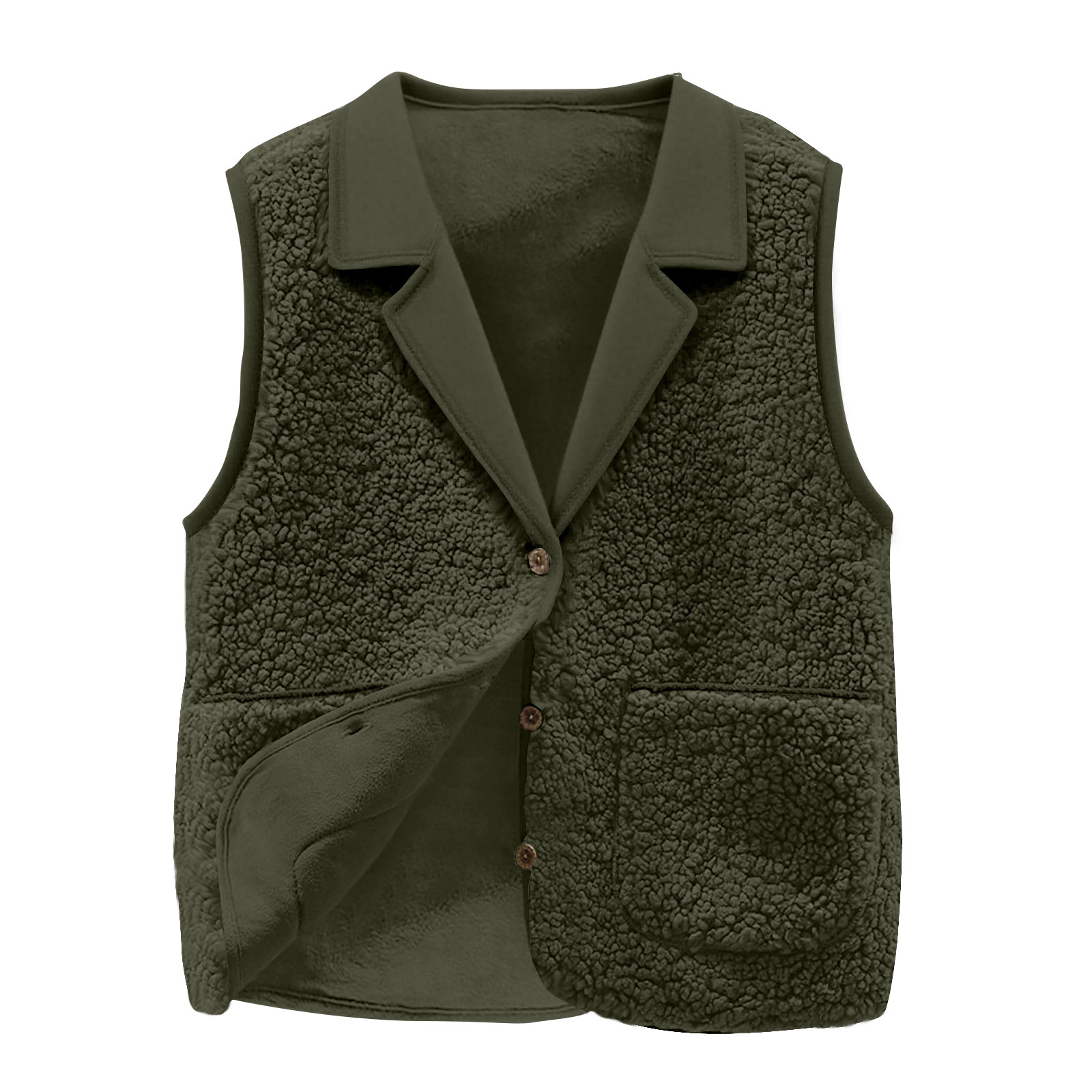Women's Sherpa Fleece Vest, La - Sherpa Coat Women review and price