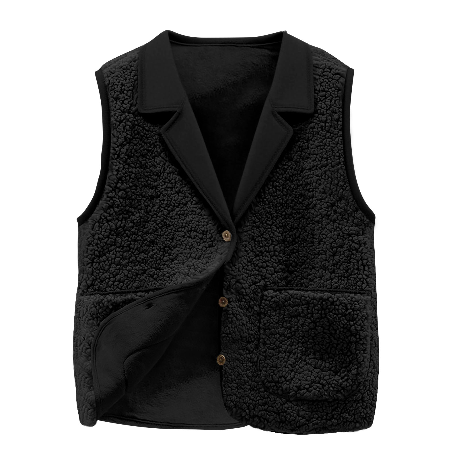 Women's Sherpa Fleece Vest, La - Sherpa Coat Women review and price