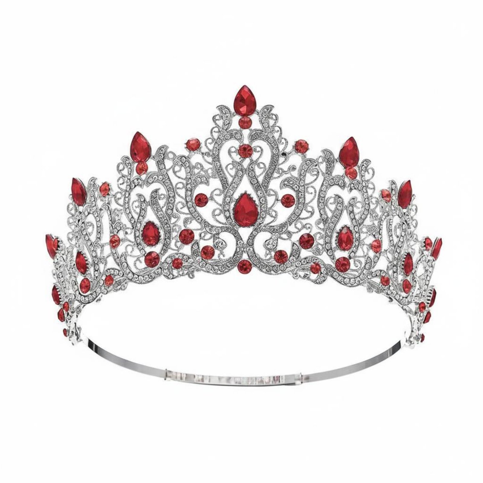 Crystal Pageant Crown Encruste - Women Queen Fashion review and price
